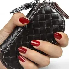 Модные кожаные чехол для ключей автомобиля кожа Для мужчин ключевой мешок