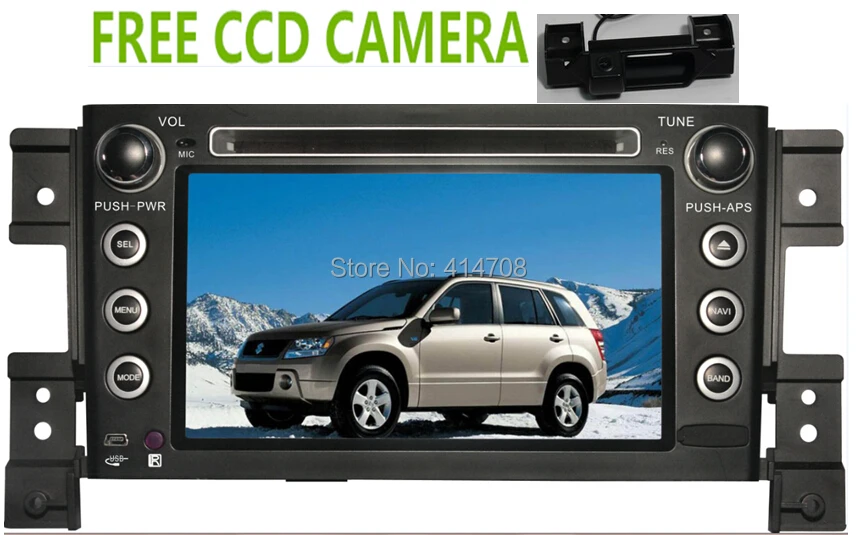 Фабрика автомобиля DVD GPS для Suzuki Grand Vitara 2005 2011 + Бесплатный ПЗС камера Bluetooth USB