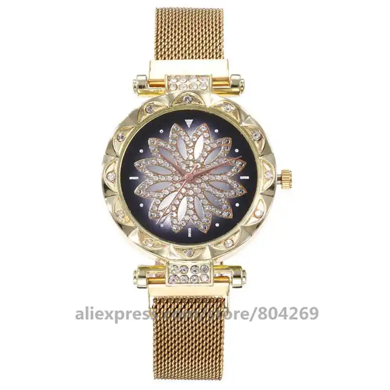 Wholesale Fashion Small Women Wristwatch Flower Rhinestone Alloy Quartz Watch Women Dress Watches No Logo 920314