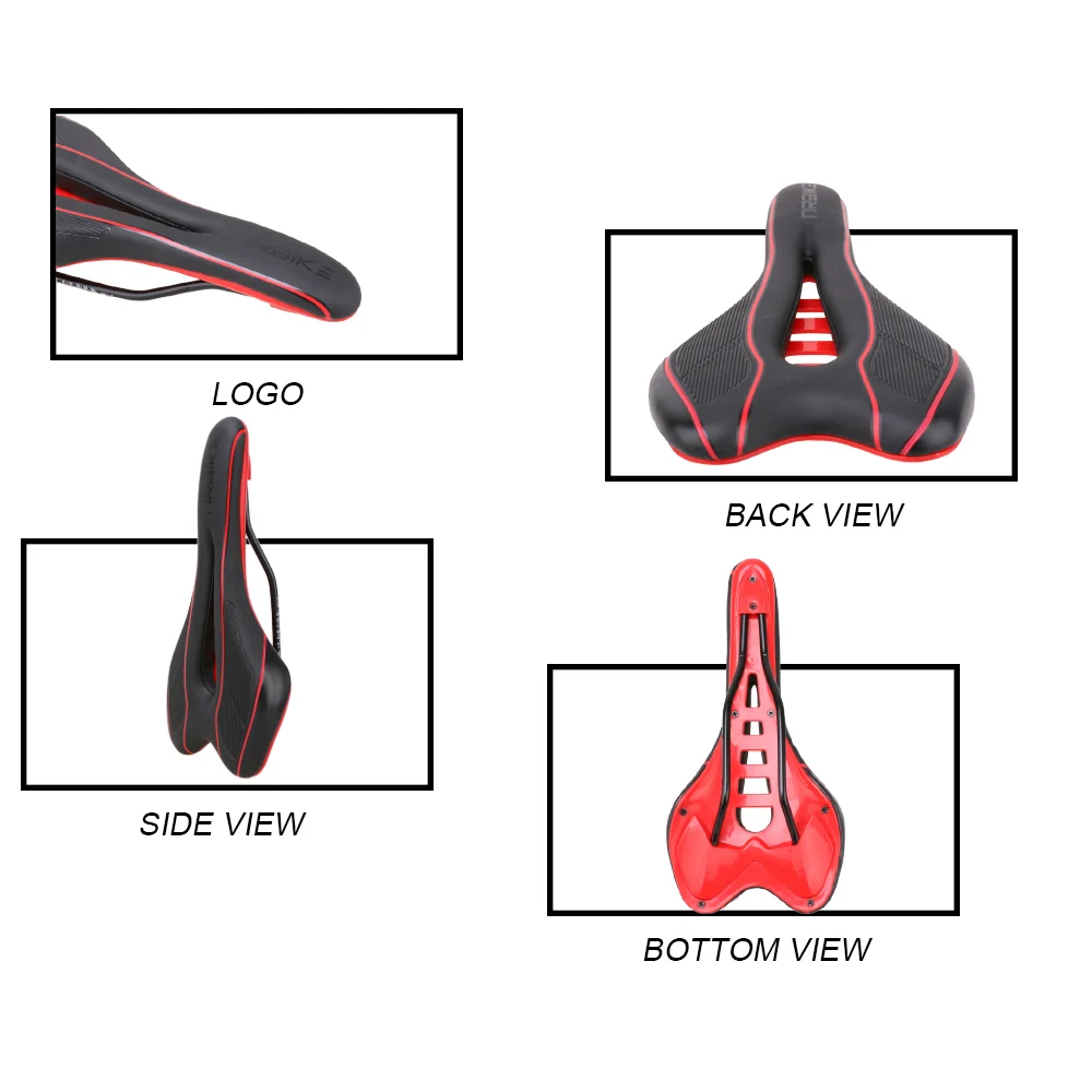 Дышащее гелевое мягкое седло из синтетической кожи со стальной рейкой|seat saddle|cycling