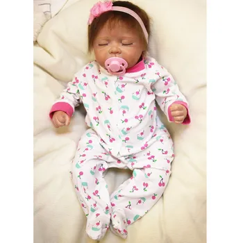 

18 Inch Vinyl Reborn Doll Kids Playmate Gift for Girls 45 CM Baby Alive Soft Toys for Children,Lifelike Reborn Babies Dolls