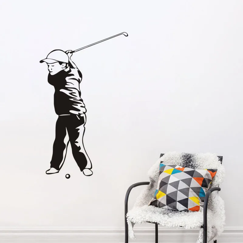 

Free shipping Creative personality Home Furnishing decorative wallpaper stickers stickers cute kid Golf for kids room mural