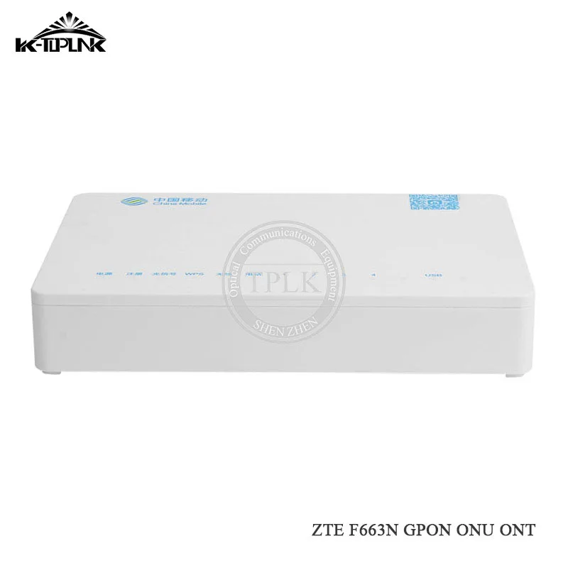 Оптоволоконный терминал ONU для ZTE ZXHN F663N GPON 3FE + 1GE 1Tel USB WIFI Ethernet порт ONT as HG8546M F660 F623