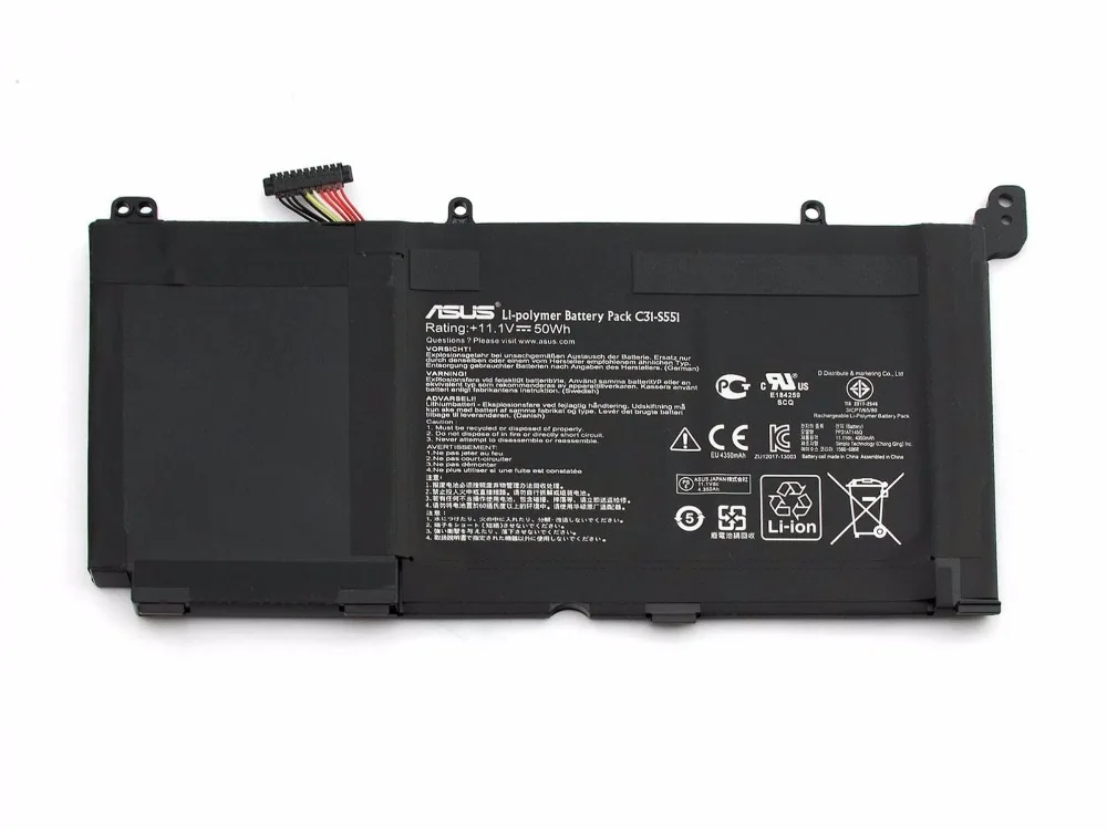 Новый оригинальный аккумулятор для ASUS A551L A551LN K551LA K551LB K551LN R553L S551L S551LA S551LB V551L VivoBook