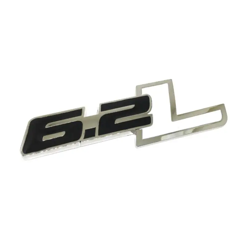 Metal Zinc Alloy 6.2L Logos Emblems Badgesin Car Stickers from