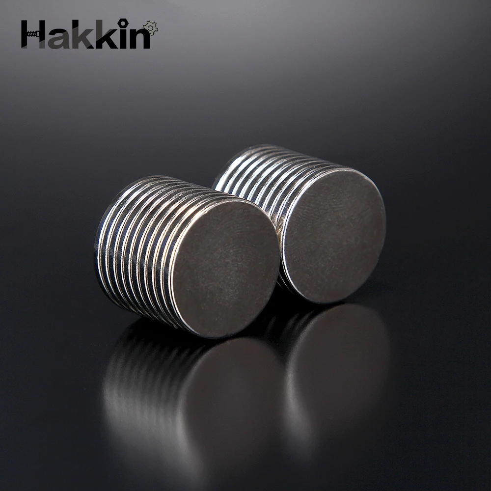 

Hakkin 20pcs 20mm x 2mm N52 Rare Earth Neodymium Magnets strong Permenent Craft Model Magnet 20 x 2mm