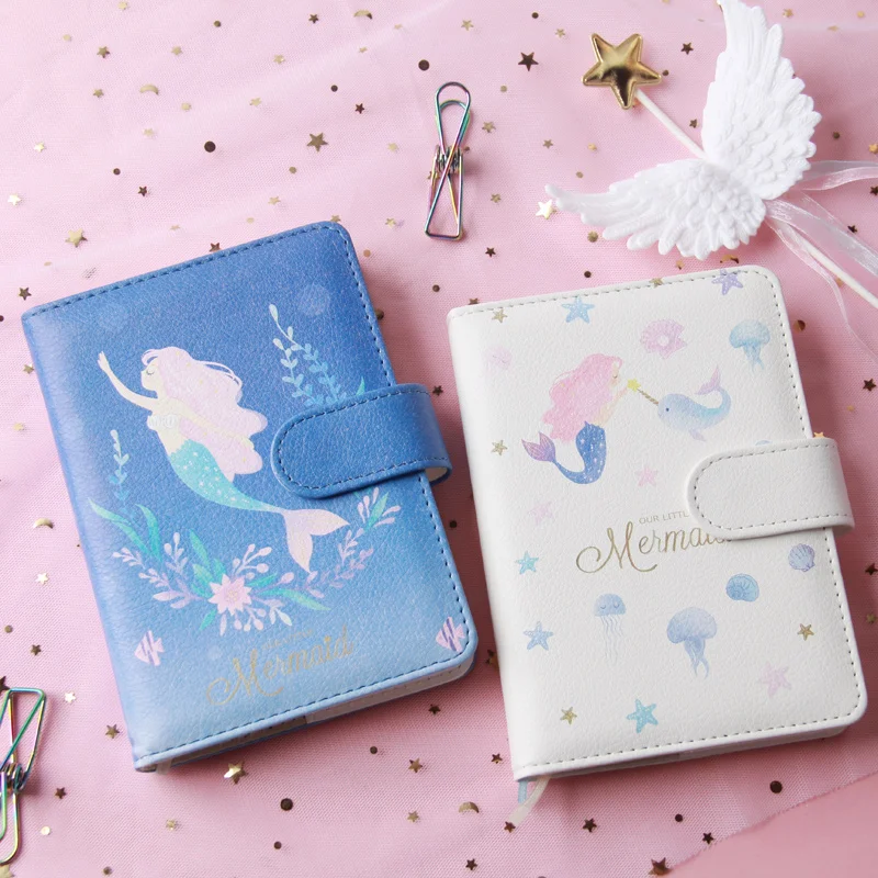 

UMI Girl's Mind Notebook A6 Cute Color Page Japanese Simple Notebook Student's Diary Book 1PCS