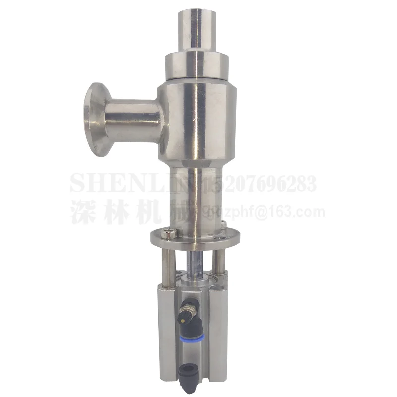 

38MM Through diameter filling head of penumatic filling machine piston valve for liquids and paste materials SS304 food safe