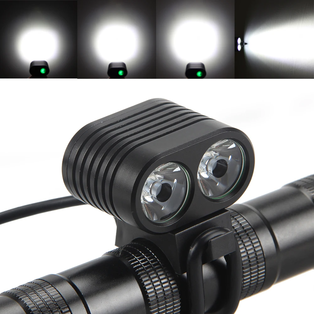 Hell 12X T6 LED Scheinwerfer Licht Fahrradlicht Taschenlampe Fackel Outdoor AKKU 