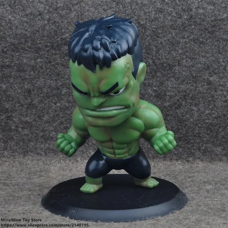 

DISNEY Marvel Avengers Black Panther Hulk Action Figure Anime Mini Decoration PVC Collection Figurine Toy model for children