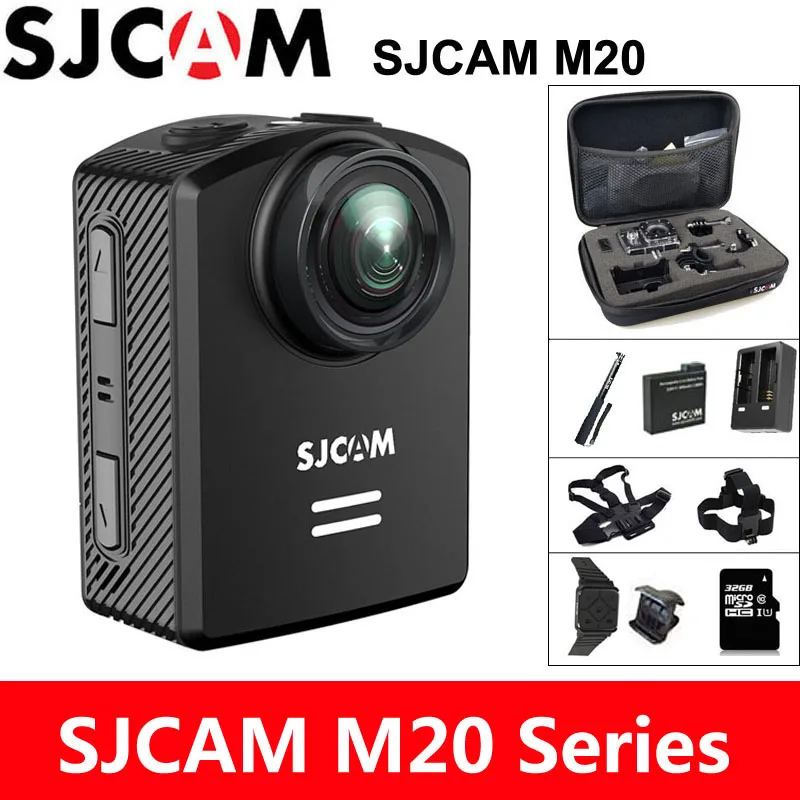 Экшн камера SJCAM M20 4K Wifi гироскоп 2160P HD 16 МП 30 м|Экшн-камеры| |