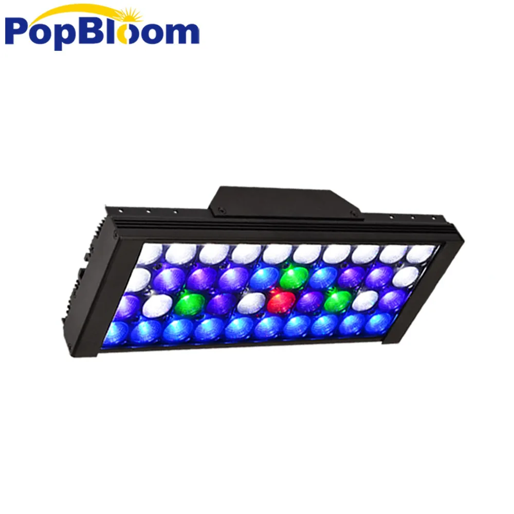 Полный диапазон 100w dsuny аквариум привело освещение для кораллового рифа LPS SPS dimmable