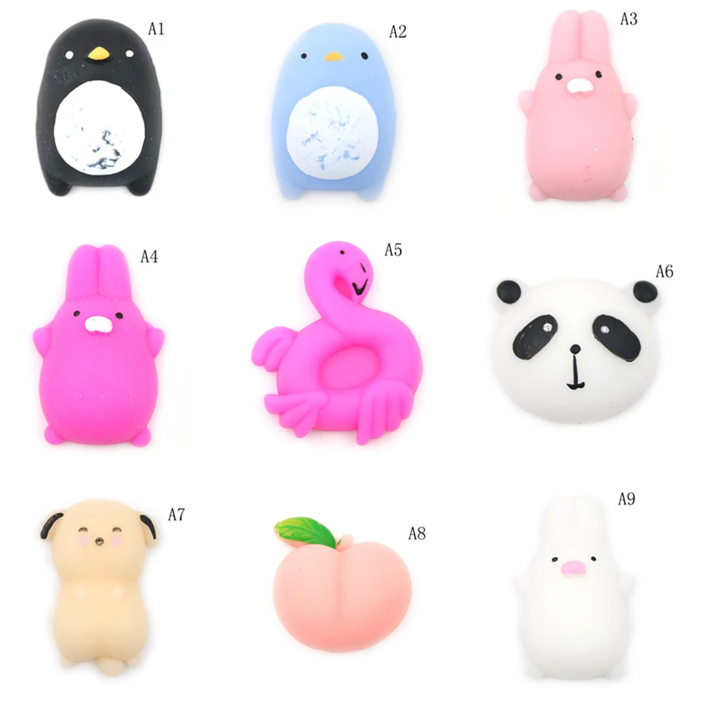 

Cute Animal Antistress Ball Squeeze Mochi Rising Toys Mini Squishy Toy Abreact Soft Sticky Squishi Stress Relief Toys Funny Gift