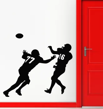 

Wall Stickers Vinyl Decal Football Sport Wide Receiver Super Bowl