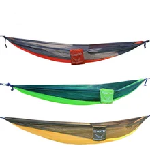 Открытый двойной гамак из парашютной ткани Крытые качели супер Подшипник нагрузки на 6737