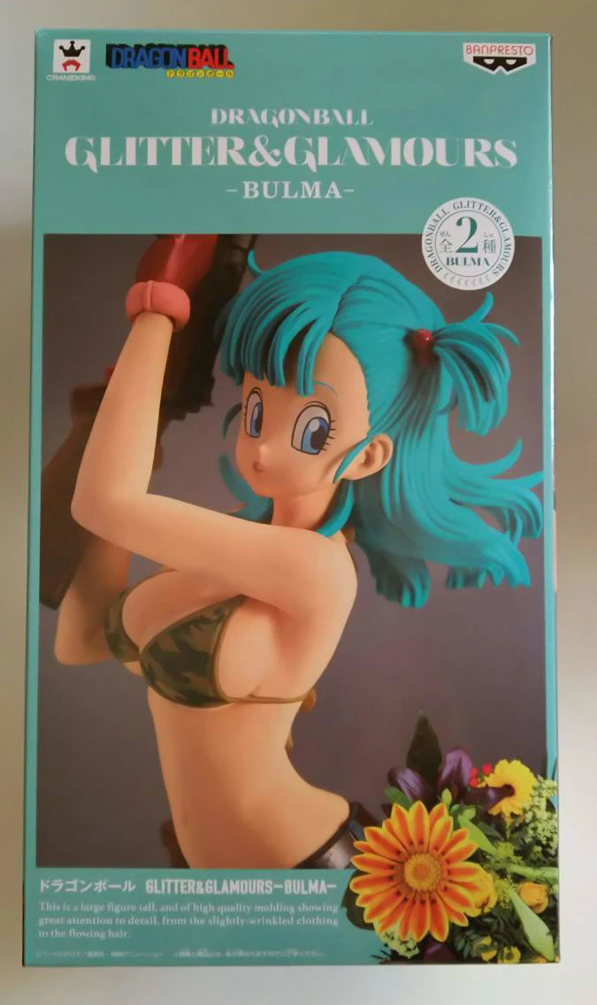 Японское аниме "Dragon Ball" Banpresto Glitter& Glamours Коллекционная Фигурка-Bulma(нормальный цвет ver