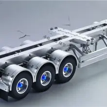 6 колесный легкосплавный прицеп для Tamiya 1/14 Масштаб RC RC8WD Actros Benz тягач