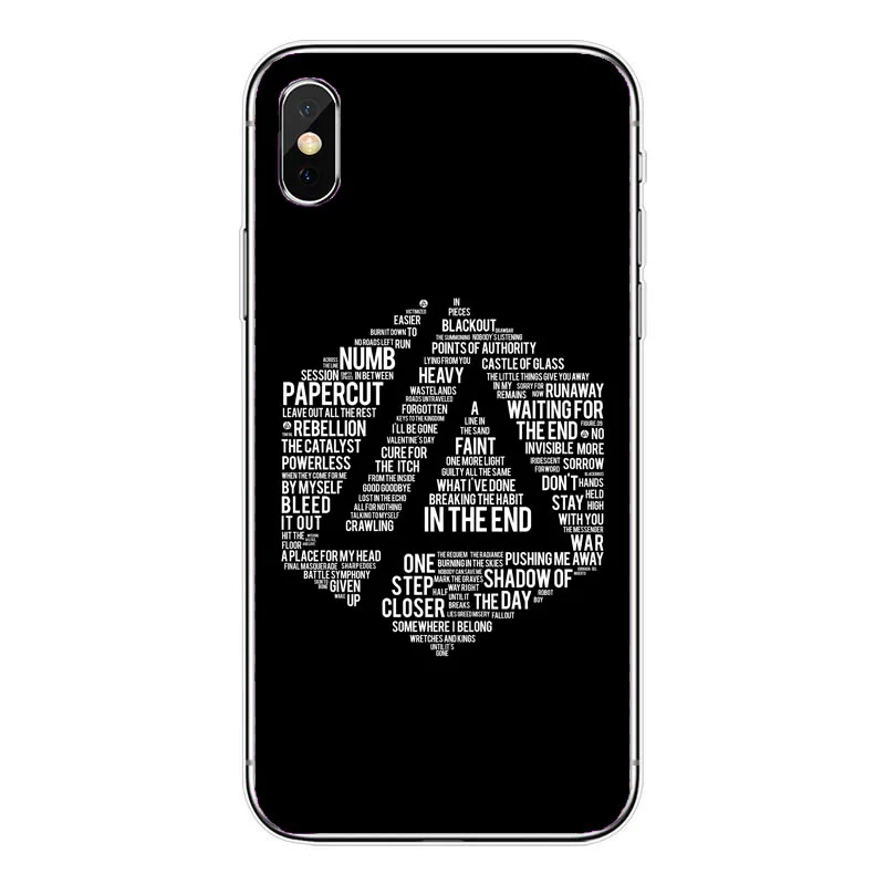 Чехол для iphone 5 4 6 7 8 Plus X Ultra Fino Linkin Park Честера БЕННИНГТОНА Мягкий ТПУ чехол для телефона - Цвет: TPU