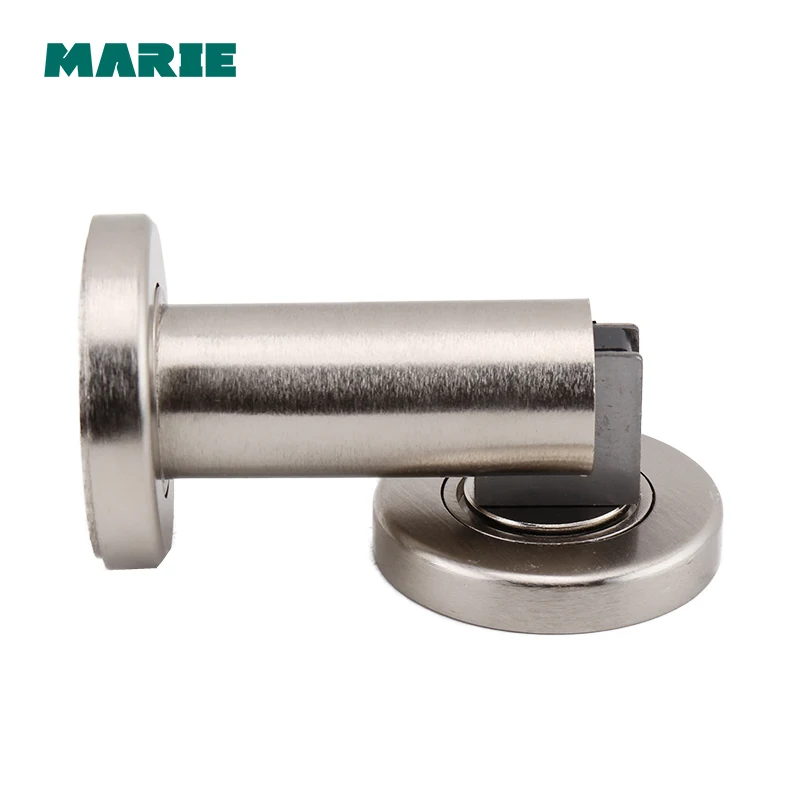 DS020 zinc alloy Magnetic Sliver Door Stop Stopper Holder Catch Floor Fitting For Bedroom Family Home