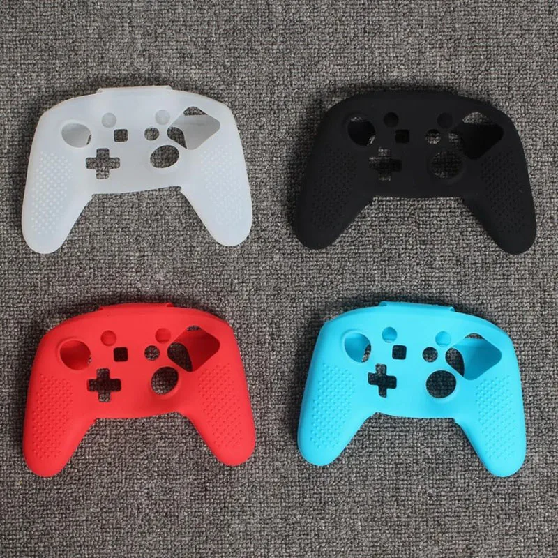 Newest Anti-slip Silicone Gamepad Joypad Rubber Protective Skin Cover Case For Nintend Switch Pro NS Controller Protection Shell |