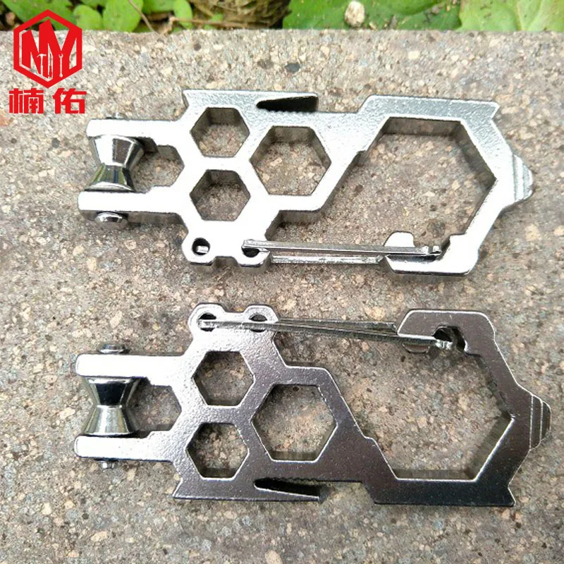 EDC Открытый Мульти инструменты улучшенная версия системы шкива подвеска ключ