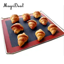 MagiDeal перфорированный силикон коврик для выпечки антипригарное выпечка листы для духовки 30x40 см