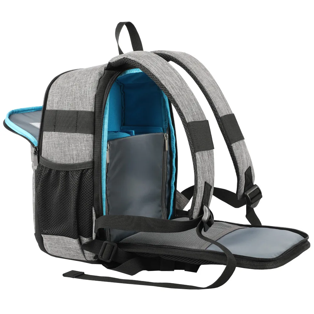para Mulheres dos Homens Preta à Prova Capa de Chuva para Canon Anti-roubo Foto Camear Ombros Bolsa Cinza Mochila d' Água w - Nikon Sony Dslr - Image 6