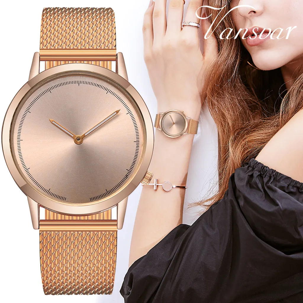 

2019 Relogio Feminino Watch Women vansvar Casual Quartz Plastic Leather Band New Strap Watches dropshipping bracelet Wristwatch