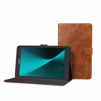 

For Samsung T380 Leather Case with Card Slots ,Business PU Flip Leather Cover For Samsung Galaxy Tab A 8.0 inch T380 T385 2017