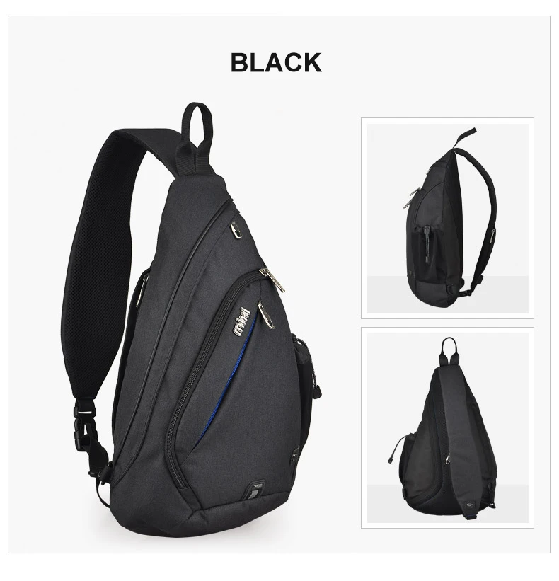 Mixi мужской рюкзак на одно плечо, сумка для мальчиков, Студенческая школьная сумка, Университетская рабочая сумка для путешествий, универсальный, Модный дизайн M5225