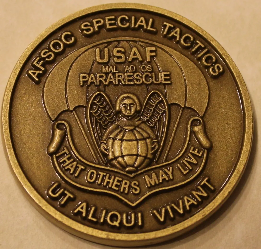 Special Tactics Combat Control Team Coin  Pararescue Air Force Challenge Coin  (3)