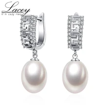 Cultured pearl earrings for women 925 sterling silver earrings jewelry,freshwater natural pearl earrings gift beautiful 925 sterling silver earrings women wedding cultured natural freshwater black pearl earrings