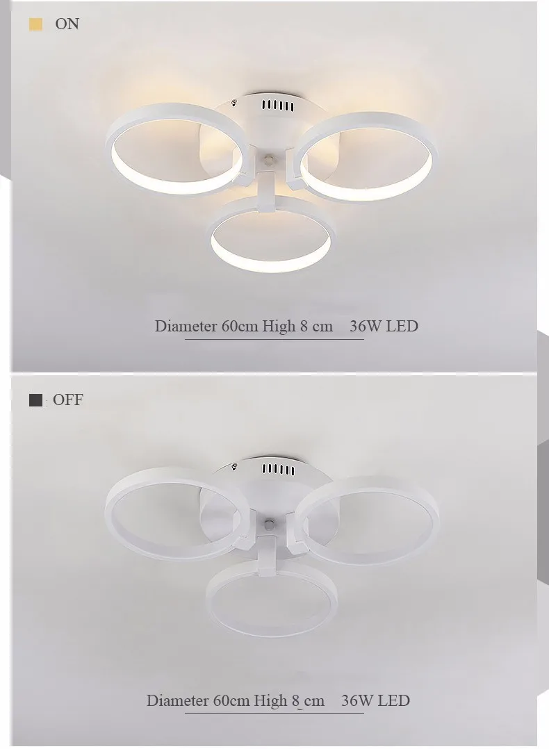 Супертонкие кольца Circel, современный светодиодный потолочный светильник, люстра для гостиной, спальни, современный светодиодный потолочный светильник