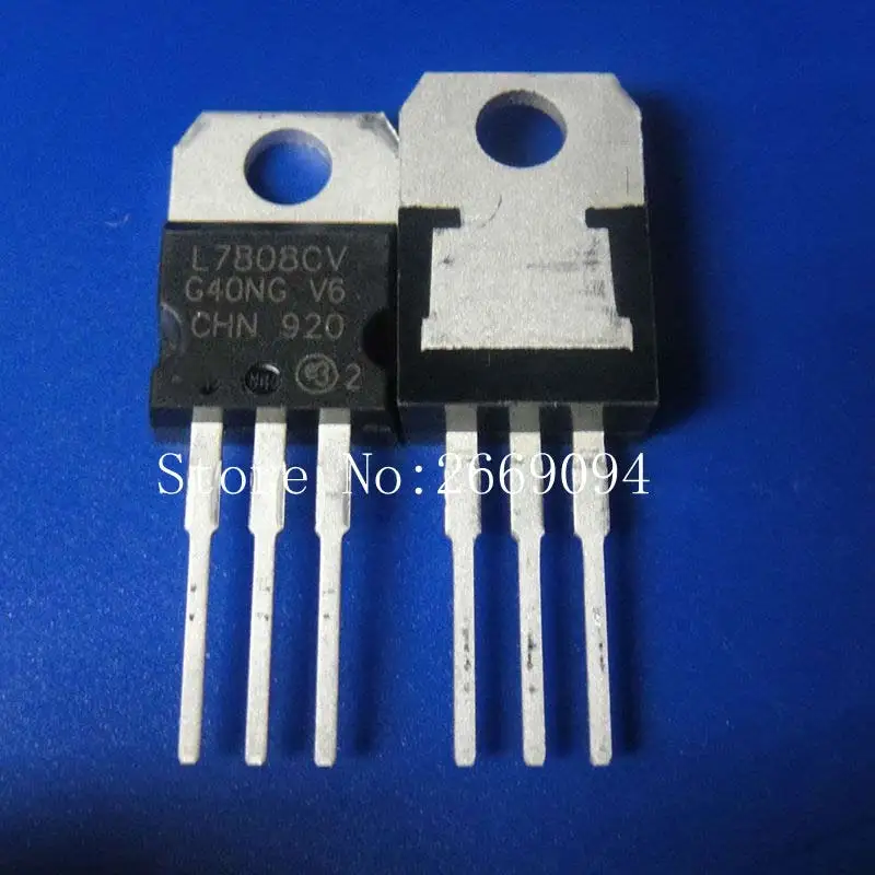 10pcs 7808 L7808 L7808CV LM7808 8V Voltage Regulator TO-220