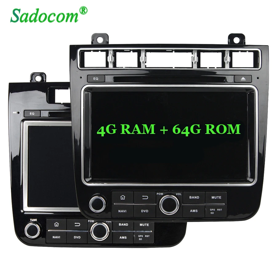 TDA7851 Android 9,0 8 Core 4 Гб+ 64 Гб rom для VW TOUAREG 2010- автомобильный dvd-плеер Wifi RDS радио gps карта тв DVR камера OBD