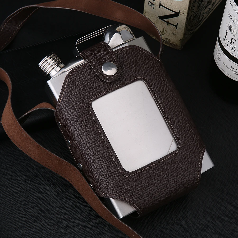 BIUBIUTUA 18oz 26oz 35oz фляги для виски Портативный Нержавеющая сталь большой Ёмкость