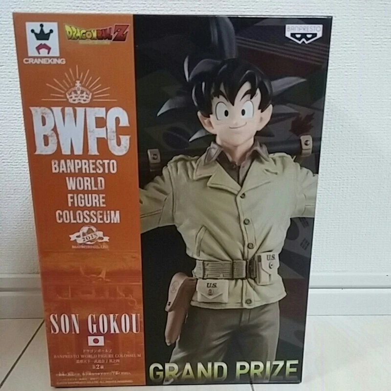 

WSTXBD Original Banpresto Dragon ball Z DBZ World Figure Colosseum SC9 BWFC 2 Military Goku Model Figurals Brinquedos