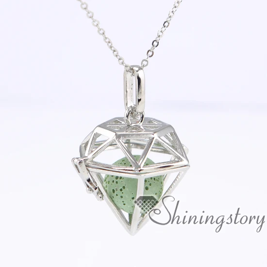 openwork essential oil diffuser necklace diffuser locket wholesale