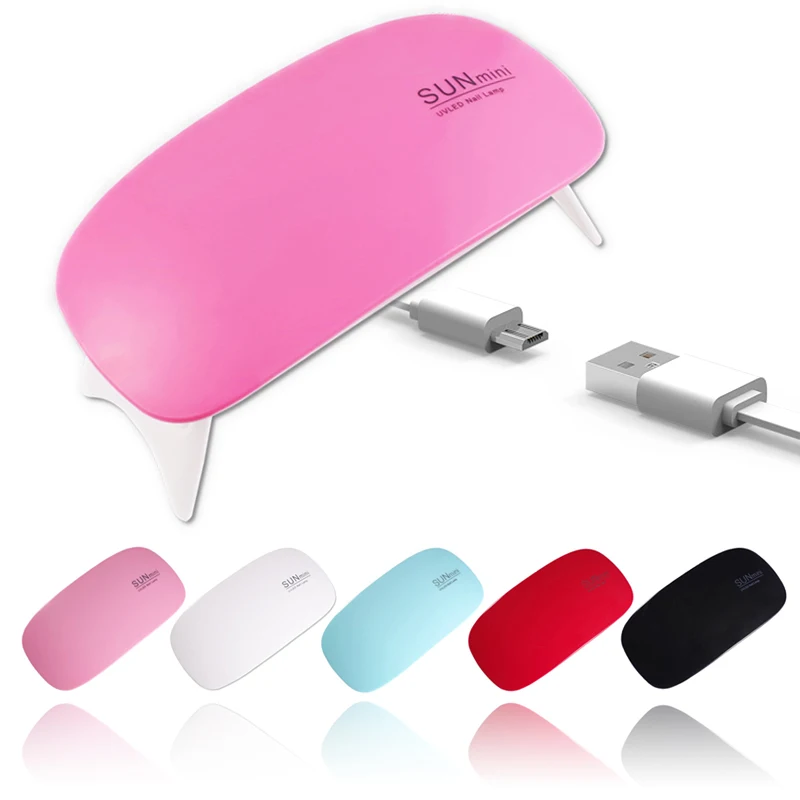

5 Colors Mini UV/LED Lamps Foldaway Nail Art UV Lamp Simple Style USB LED Lamp Portable Ultraviolet Lamp For Nail Gel N20UV