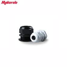 5 шт./лот PG63 черный/белый Пластик нейлоновые Водонепроницаемые кабельные сальники суставов IP68 кабельный разъем для 42-50 мм кабель