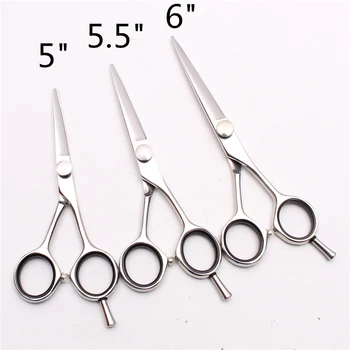 

5" 5.5" 6" JP 440C Engraving Logo Cutting Scissors Normal Shears Hair Clipper Scissors Professional Hairdressing Scissors C1021