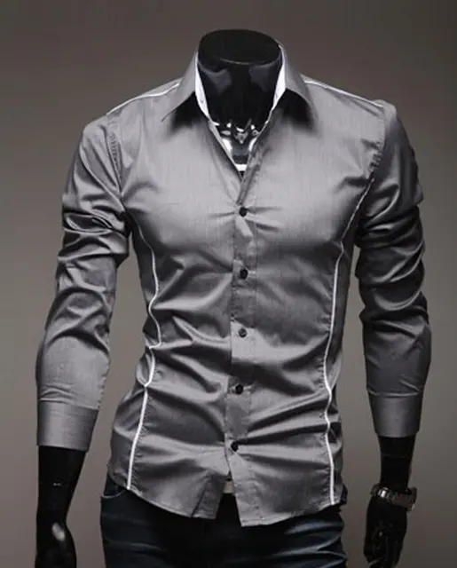 Aliexpress.com : Buy Mens Casual Shirts Dress Formal Shirts Unique ...