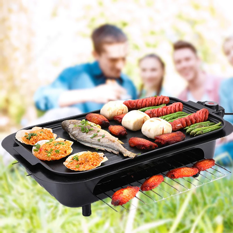 Barbecue Electric grill cooktop squeegee electric skewer convection