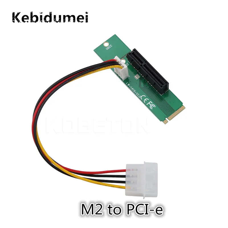Kebidumei NGFF M2 на PCI e 4x слот Riser Card M key M.2 SSD порт в Express конвертер адаптер оптом|adapter