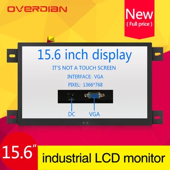 

15.6"/15" Industrial Control Lcd Non-Touch Monitor VGA Interface Metal Shell Emedded Frame1366*768