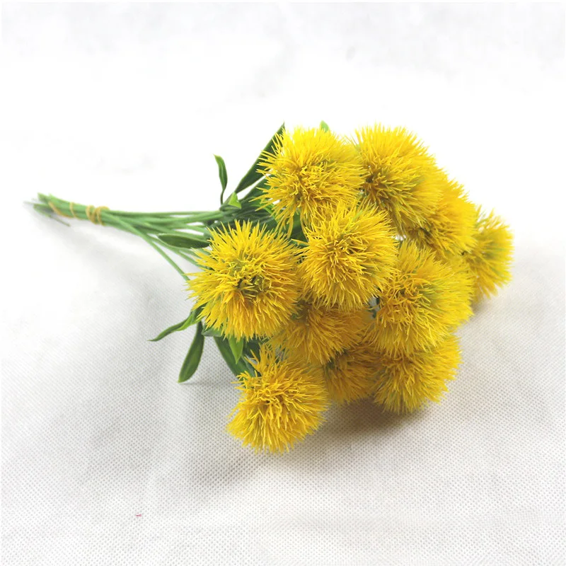 

Artificial Plastic Dandelion Flowers Branch Wedding Party Decorations Home & Office Table Simulation Adornments 8A1893