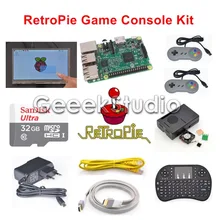 Raspberry Pi 3 Model B 32GB RetroPie Game Kit with 7 Inch 1024*600 LCD Touch Screen