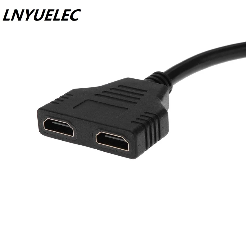 1080P 2 Port HDMI Splitter 1 In 2 Out Male to Femal Video Cable Adapter hdmi Switch Converter For Audio TV DVD free shipping 1080P 2 Port HDMI Splitter 1 In 2 Out Male to Femal Video Cable Adapter hdmi Switch Converter For Audio TV DVD free shipping