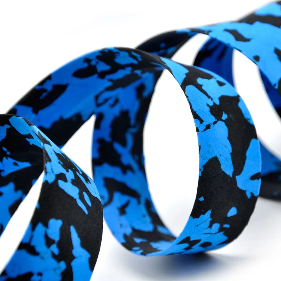 Bike Handlebar Tape Road Bicycle Camouflage Cycling Handle Belt Cork Wrap with Bar Plugs 1 Pair