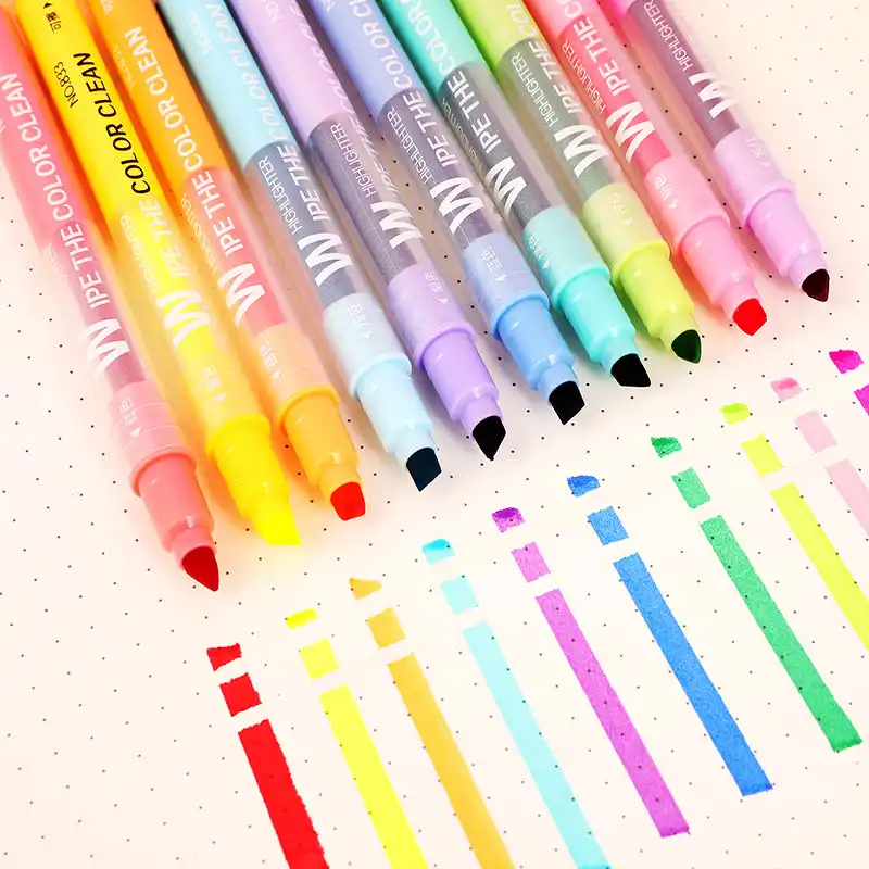 Pilot FriXion Erasable Markers 6pcs Pastel Highlighters Soft Color